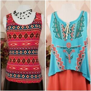 Rue 21 | Tribal Print Tank Top Bundle